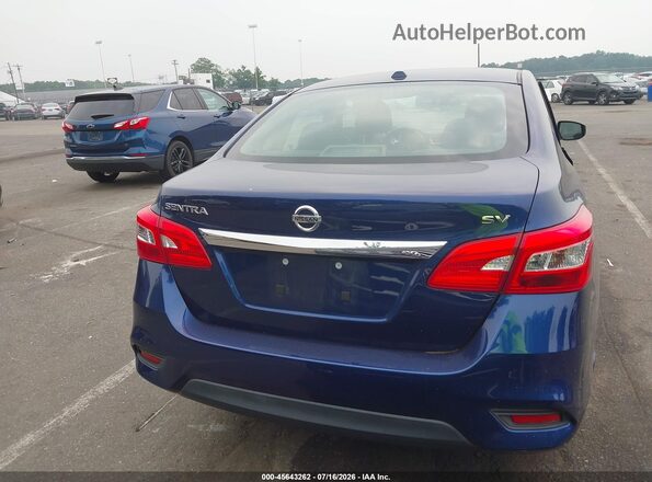 3N1AB7AP9KY403229 2019 NISSAN SENTRA Dark Blue 360 interior view
