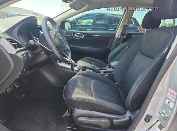 3N1AB7AP9KY415512 2019 NISSAN SENTRA Silver Vista interior delantera