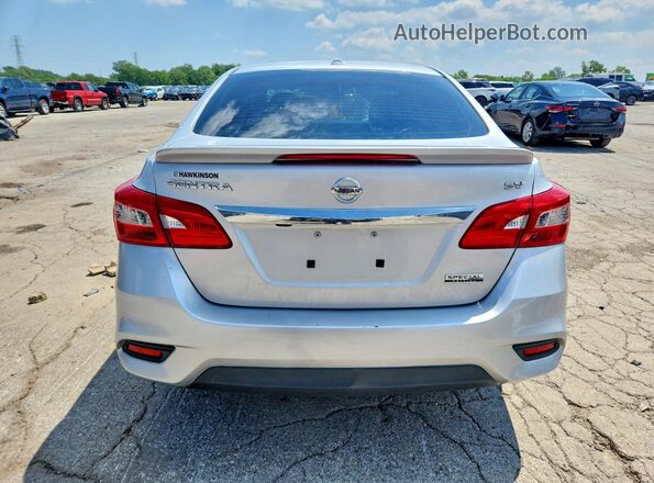 3N1AB7AP9KY415512 2019 NISSAN SENTRA Silver Vista trasera