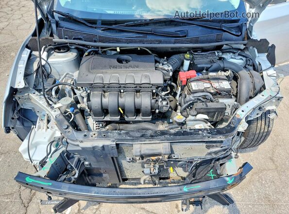 3N1AB7AP9KY415512 2019 NISSAN SENTRA Silver Vista interior trasera