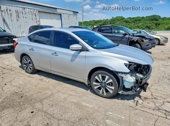 3N1AB7AP9KY415512 2019 NISSAN SENTRA Silver Delantero derecho