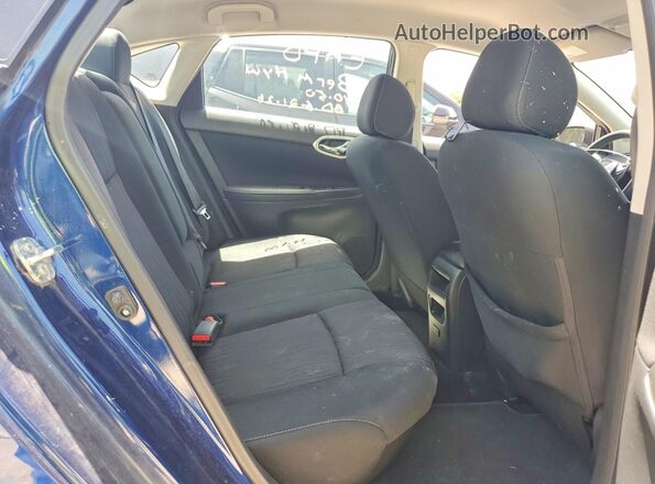 3N1AB7AP9KY422055 2019 NISSAN SENTRA Синий Вид задних сидений