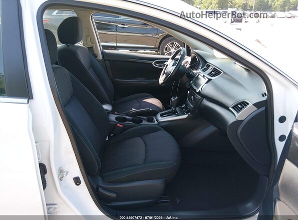 3N1AB7AP9KY447196 2019 NISSAN SENTRA White Вид салону спереду
