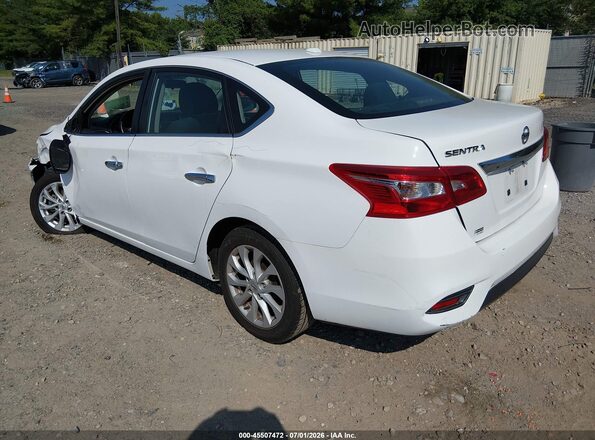 3N1AB7AP9KY447196 2019 NISSAN SENTRA White Задня ліва чверть