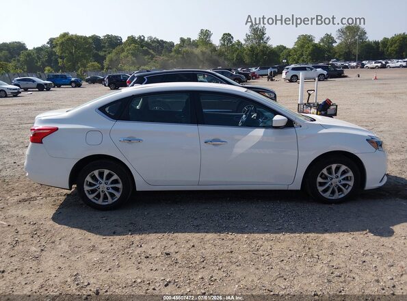 3N1AB7AP9KY447196 2019 NISSAN SENTRA White Вид задньої частини салону