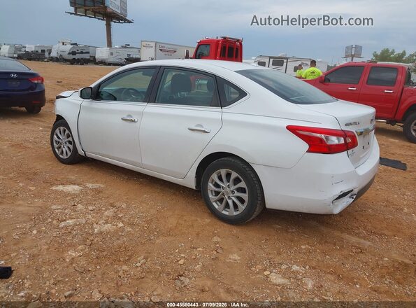 3N1AB7AP9KY448168 2019 NISSAN SENTRA White Հետևի ձախ