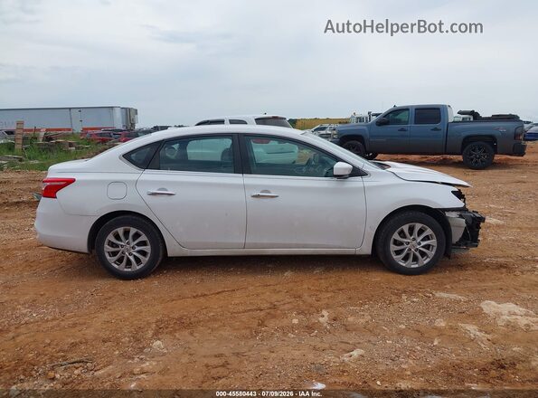 3N1AB7AP9KY448168 2019 NISSAN SENTRA White Սալոնի 360 աստիճան տեսք