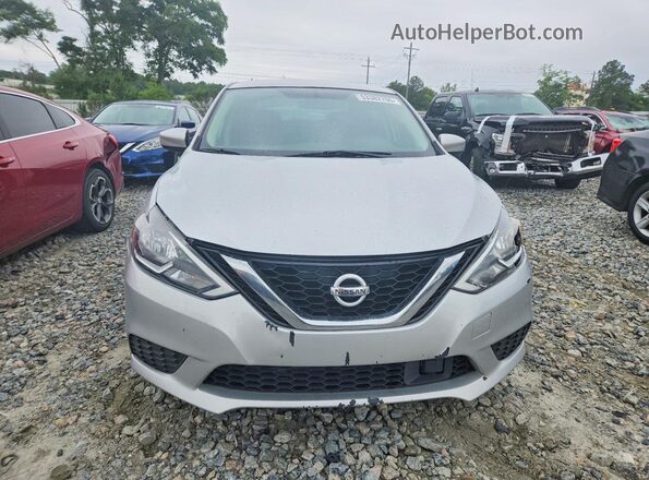 3N1AB7AP9KY453564 2019 NISSAN SENTRA Silver Vista frontal