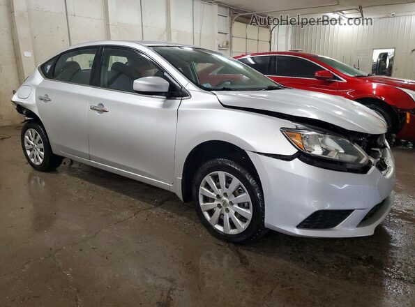 3N1AB7APXGL672523 2016 NISSAN SENTRA Silver Front right