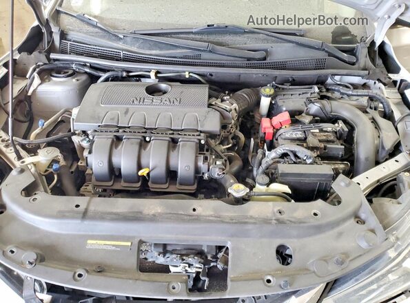 3N1AB7APXGL672523 2016 NISSAN SENTRA Silver Rear interior view