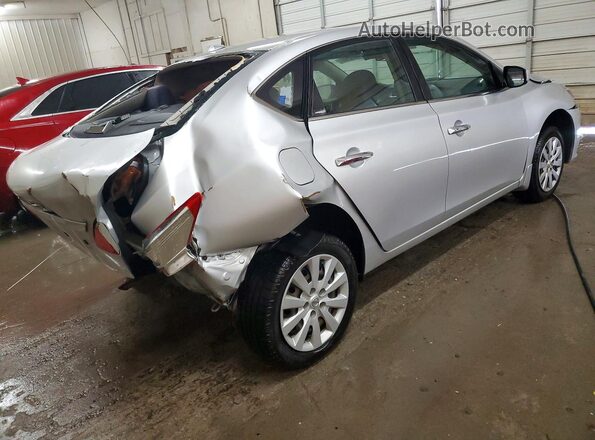 3N1AB7APXGL672523 2016 NISSAN SENTRA Silver Rear right