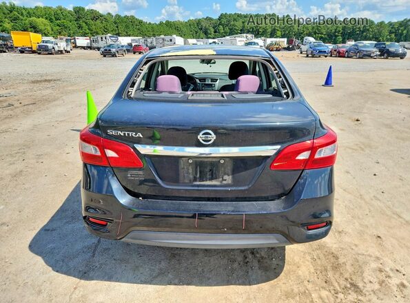 3N1AB7APXGL681156 2016 NISSAN SENTRA Black უკანა ხედი
