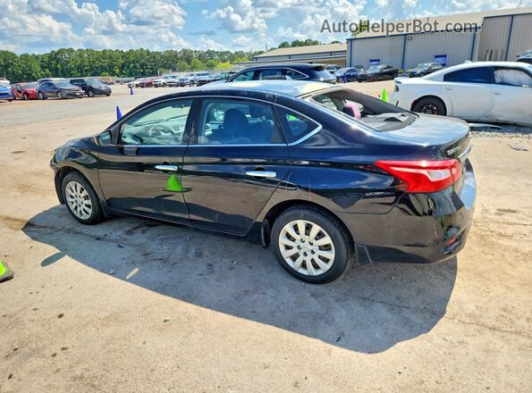 3N1AB7APXGL681156 2016 NISSAN SENTRA Black უკანა მარცხენა