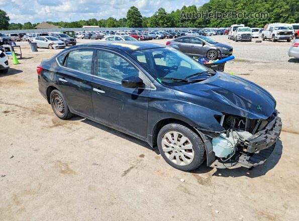 3N1AB7APXGL681156 2016 NISSAN SENTRA Black წინა მარჯვენა