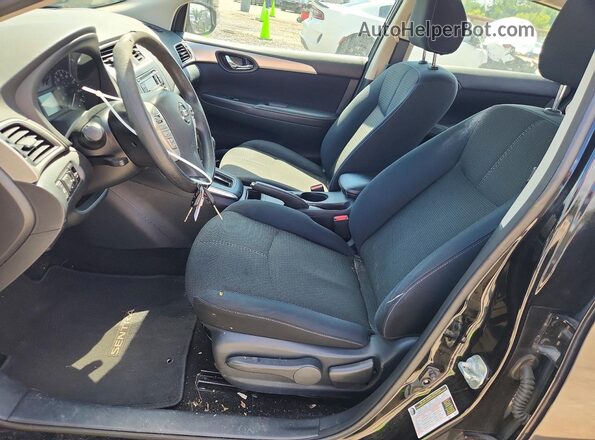 3N1AB7APXGL681156 2016 NISSAN SENTRA Black წინა სალონის ხედი