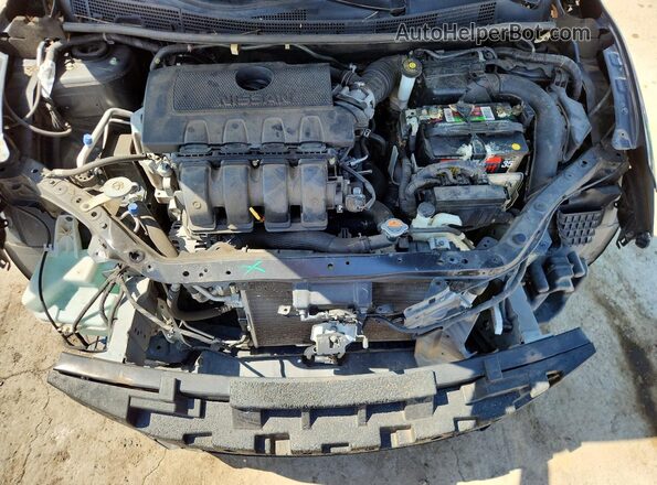 3N1AB7APXGL681156 2016 NISSAN SENTRA Black უკანა სალონის ხედი