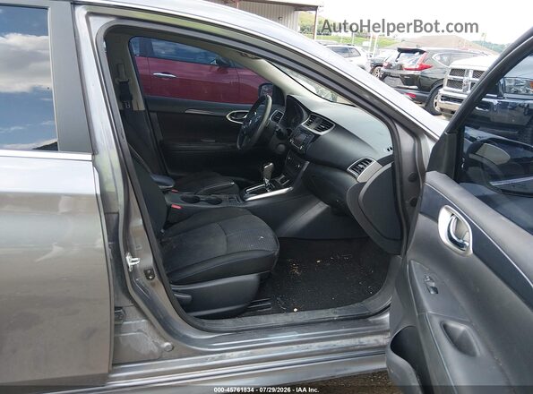 3N1AB7APXGY213883 2016 NISSAN SENTRA Gray Front interior view