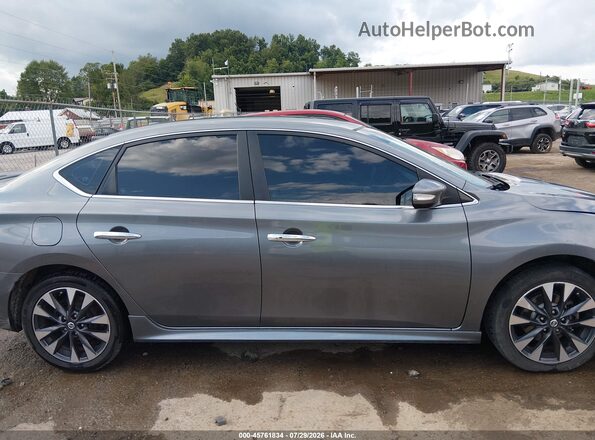 3N1AB7APXGY213883 2016 NISSAN SENTRA Gray Rear interior view