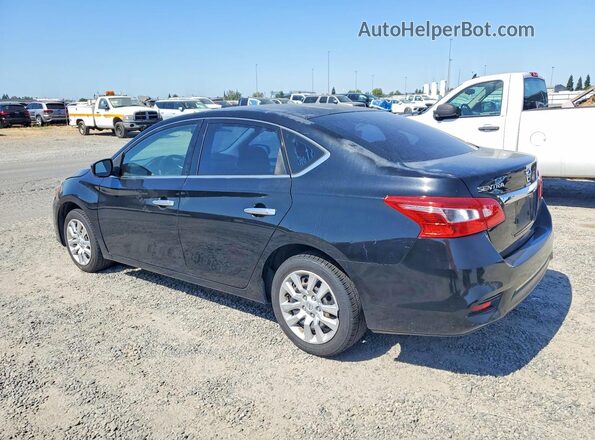 3N1AB7APXGY218212 2017 NISSAN SENTRA Black Tył lewy