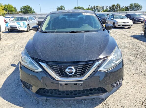 3N1AB7APXGY218212 2017 NISSAN SENTRA Black Widok z przodu