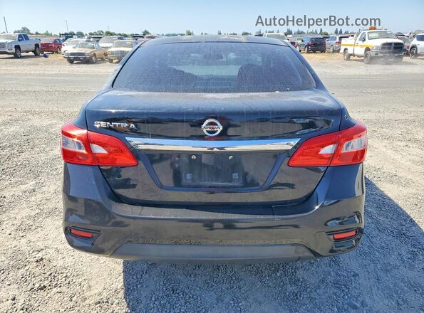 3N1AB7APXGY218212 2017 NISSAN SENTRA Black Widok z tyłu