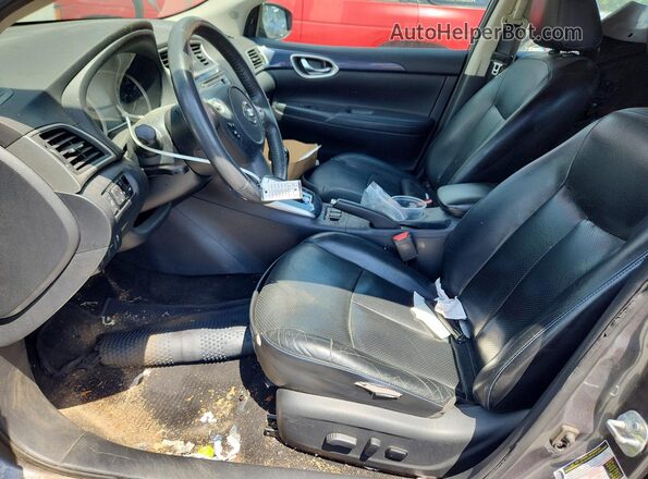3N1AB7APXGY234622 2016 NISSAN SENTRA Gray Вид салону спереду