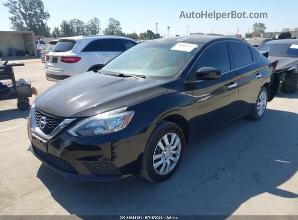 3N1AB7APXGY237293 2016 NISSAN SENTRA Black Передня ліва чверть