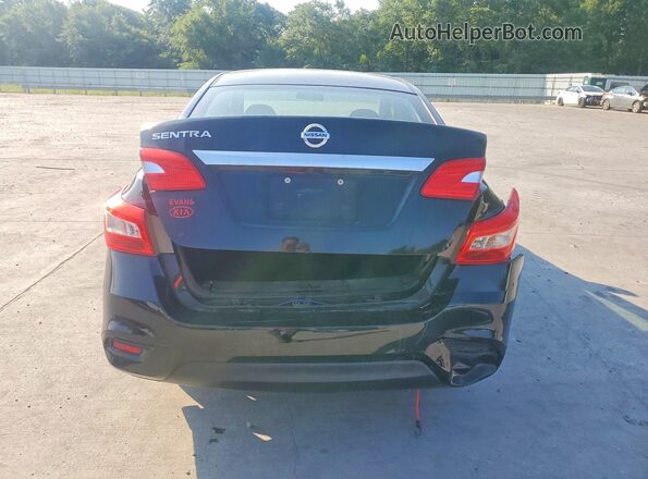 3N1AB7APXGY260685 2016 NISSAN SENTRA Black უკანა ხედი