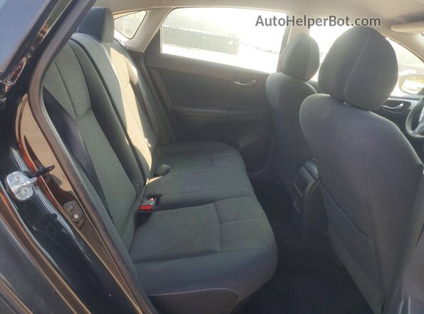 3N1AB7APXGY260685 2016 NISSAN SENTRA Black უკანა სავარძლების ხედი