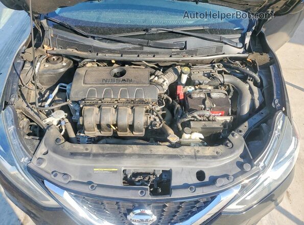 3N1AB7APXGY260685 2016 NISSAN SENTRA Black უკანა სალონის ხედი