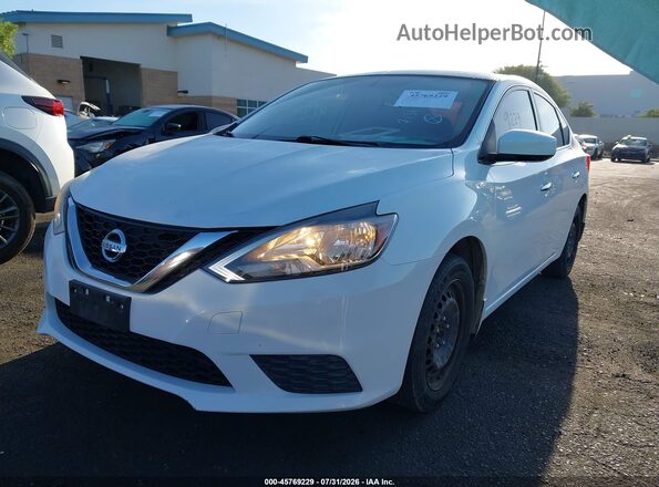3N1AB7APXGY267118 2016 NISSAN SENTRA White Przód lewy