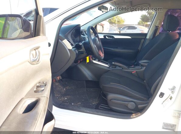 3N1AB7APXGY267118 2016 NISSAN SENTRA White Widok wnętrza z przodu