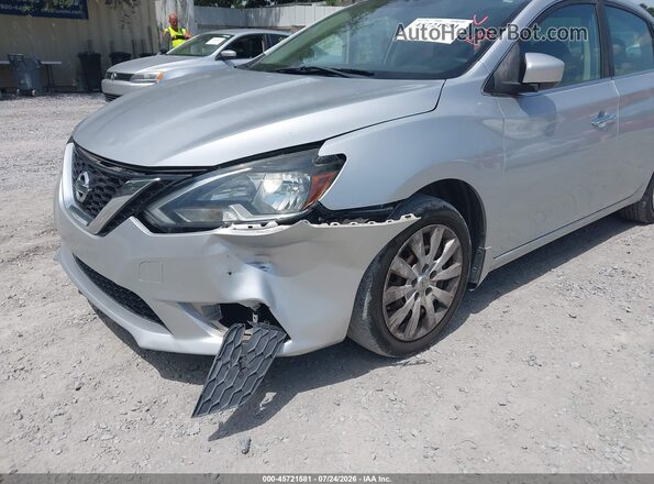 3N1AB7APXGY287868 2016 NISSAN SENTRA Серебряный Вид спереди
