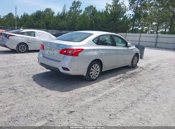 3N1AB7APXGY287868 2016 NISSAN SENTRA Серебряный Задняя правая четверть