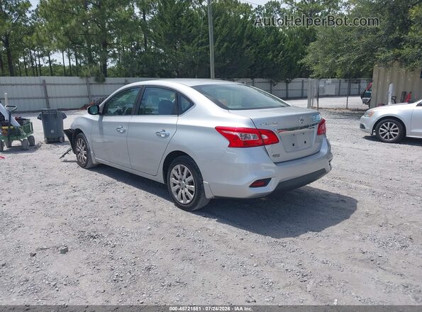 3N1AB7APXGY287868 2016 NISSAN SENTRA Серебряный Задняя левая четверть