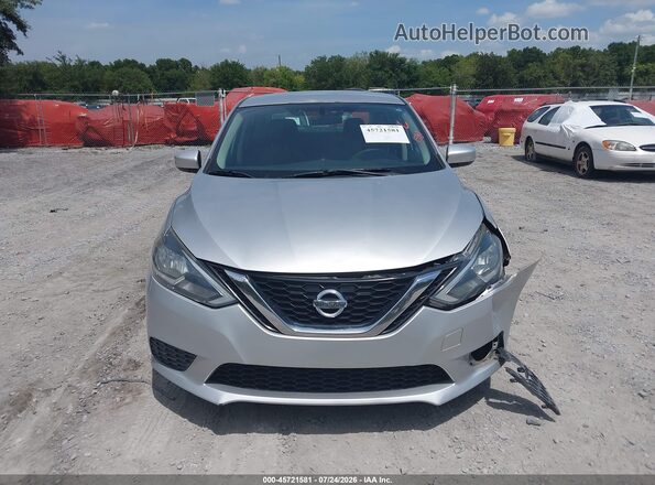 3N1AB7APXGY287868 2016 NISSAN SENTRA Серебряный Вид щитка приборов
