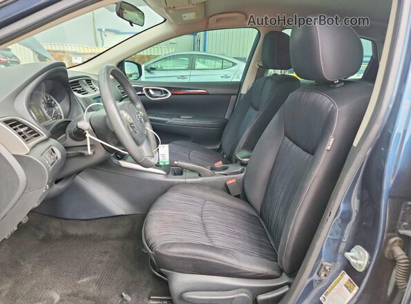 3N1AB7APXGY296117 2016 NISSAN SENTRA Blue წინა სალონის ხედი