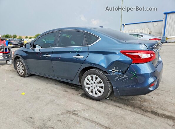 3N1AB7APXGY296117 2016 NISSAN SENTRA Blue უკანა მარცხენა