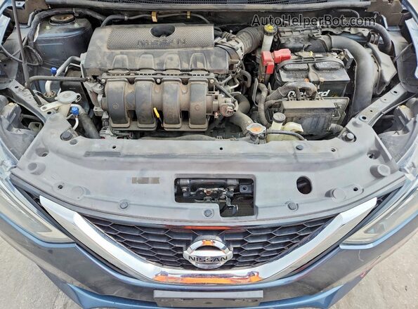 3N1AB7APXGY296117 2016 NISSAN SENTRA Blue უკანა სალონის ხედი