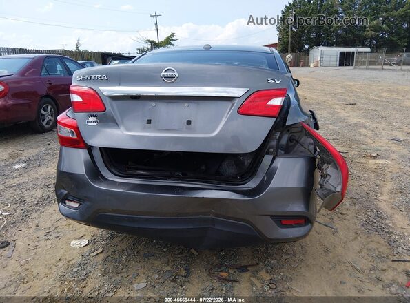 3N1AB7APXGY299566 2016 NISSAN SENTRA Gray Դիմացի տեսք