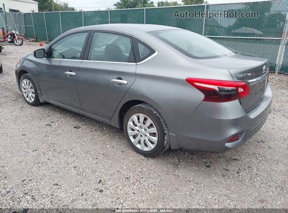 3N1AB7APXGY320268 2016 NISSAN SENTRA Gray Trasero izquierdo