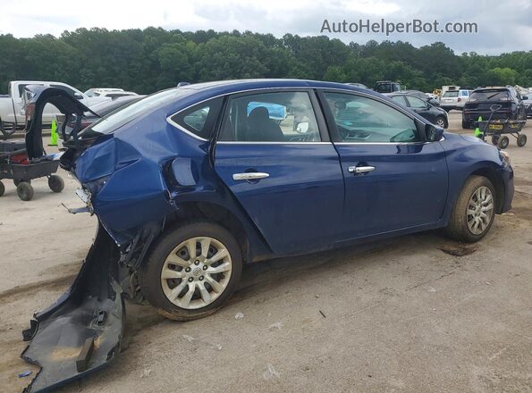 3N1AB7APXHL662186 2017 NISSAN SENTRA Blue Tył prawy
