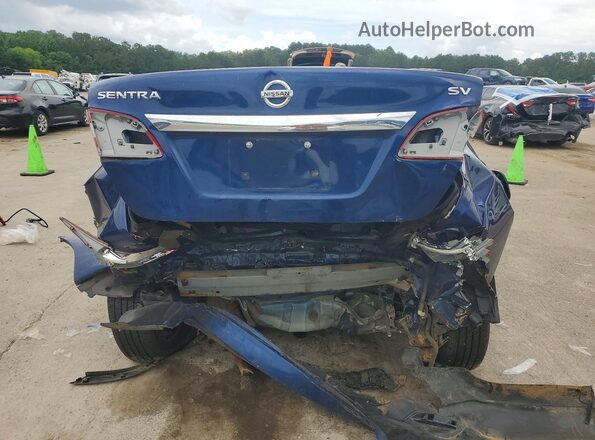 3N1AB7APXHL662186 2017 NISSAN SENTRA Blue Widok z tyłu