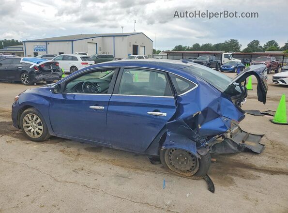 3N1AB7APXHL662186 2017 NISSAN SENTRA Blue Tył lewy
