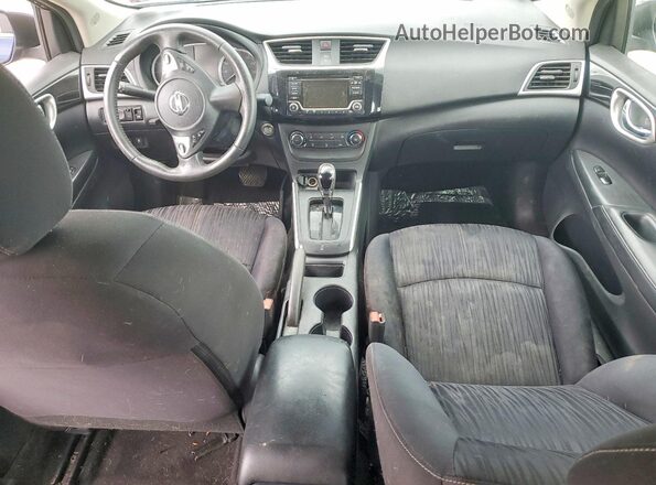 3N1AB7APXHL662186 2017 NISSAN SENTRA Blue Widok deski rozdzielczej