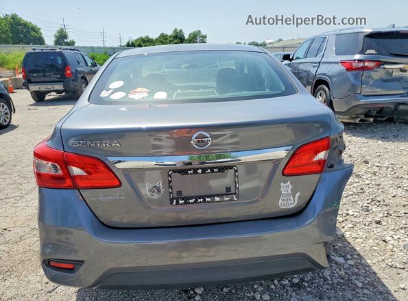3N1AB7APXHY224769 2017 NISSAN SENTRA Charcoal Rear view