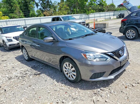 3N1AB7APXHY224769 2017 NISSAN SENTRA Charcoal Front right