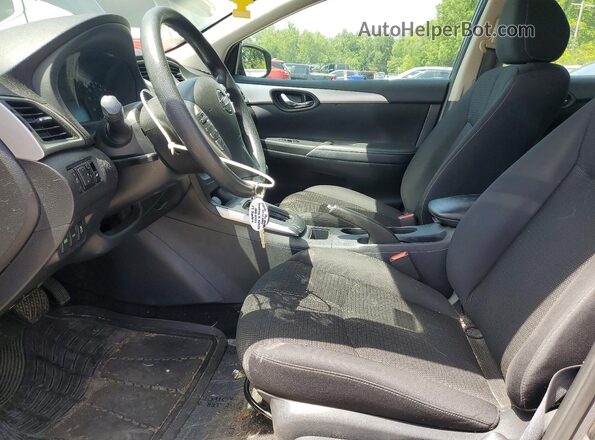 3N1AB7APXHY224769 2017 NISSAN SENTRA Charcoal Front interior view