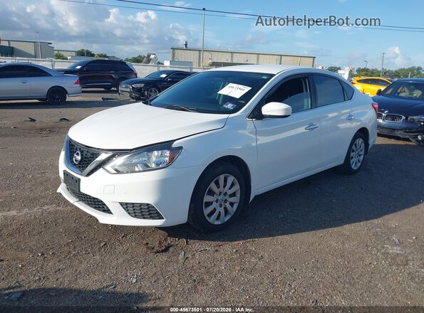 3N1AB7APXHY226280 2017 NISSAN SENTRA White Vista tres cuartos delantera izquierda