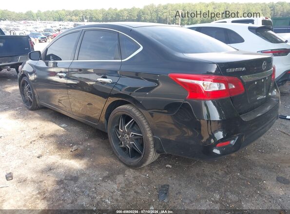 3N1AB7APXHY227929 2017 NISSAN SENTRA Black Trasero izquierdo
